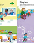 First Sticker Book Starting Kindergarten : Usborne
