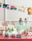 Construction Vehicles Birthday Card