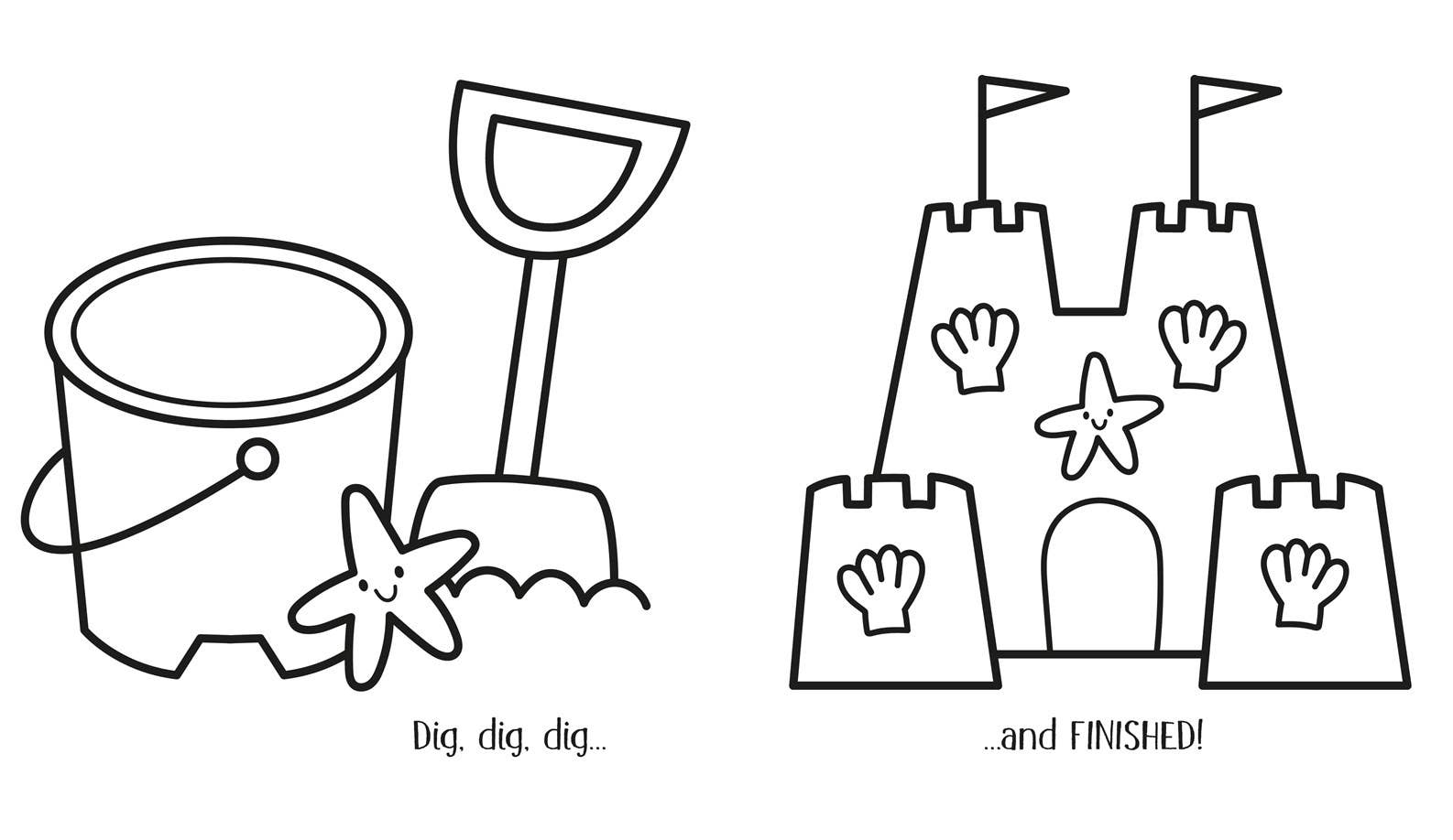 My Big Summer Coloring Book: Usborne