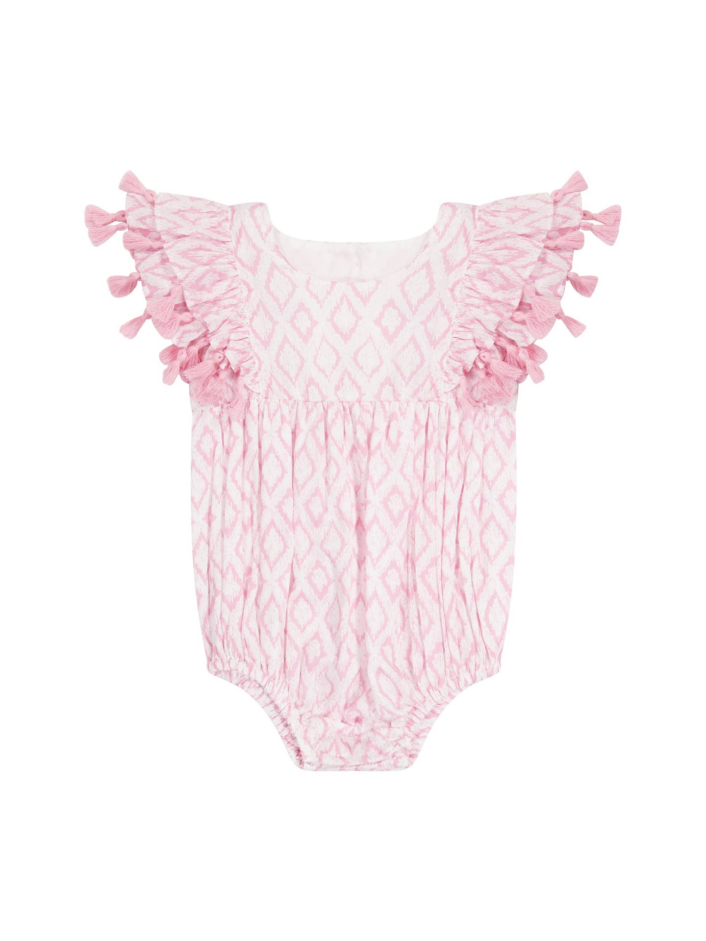 Anna Tassel Romper- Soft Pink Irate