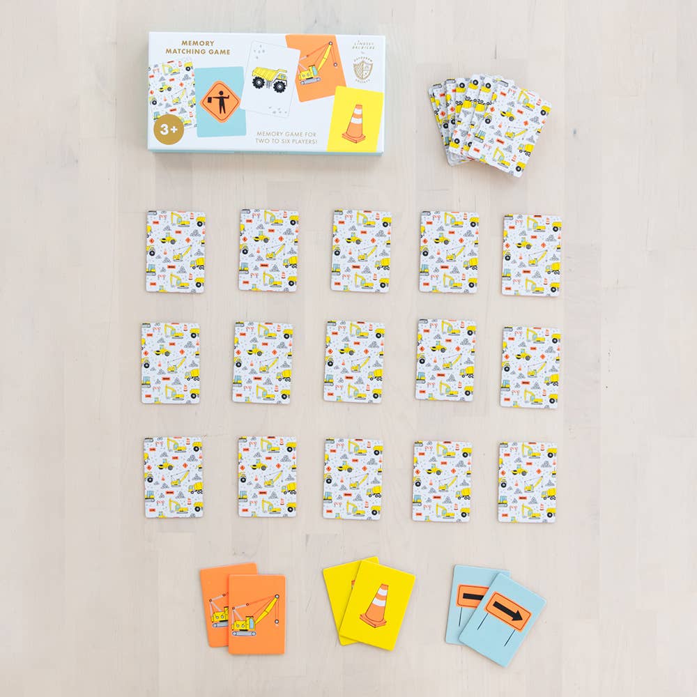 Under Construction Memory Match Game - 1 pk.