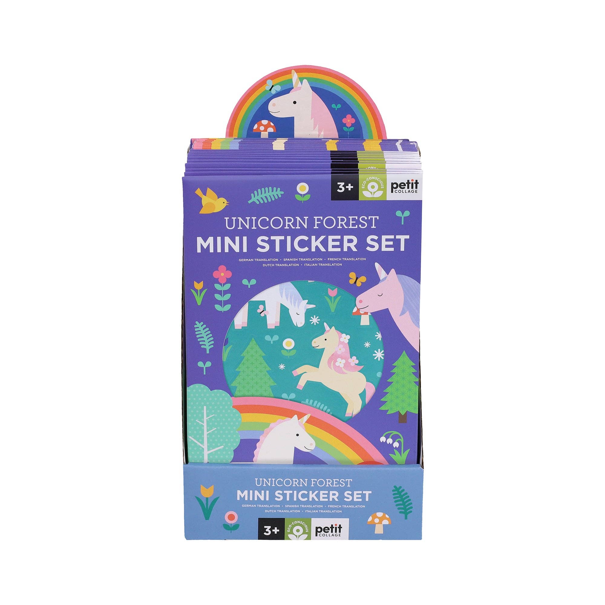 Mini Sticker Set: Unicorn Forest CDU of 20