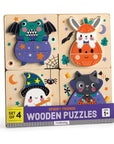 Spooky Friends Set of 4 Wood Puzzles