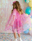 Raspberry Confetti Cape