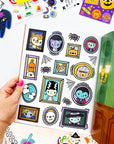 Draw-Along Halloween Sticker Book