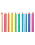 Pastel Hues Colored Pencils - Set of 24