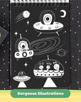 Neon Coloring Set - Outer Space