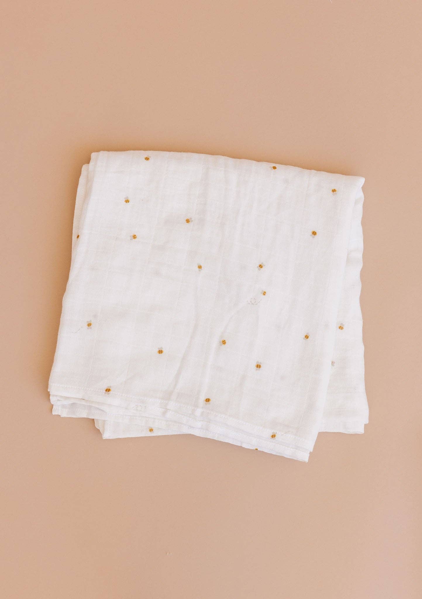 Muslin Swaddle Bee Baby Organic Blanket Gift Honey Bear