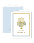 Garden of Sharon Blue Menorah