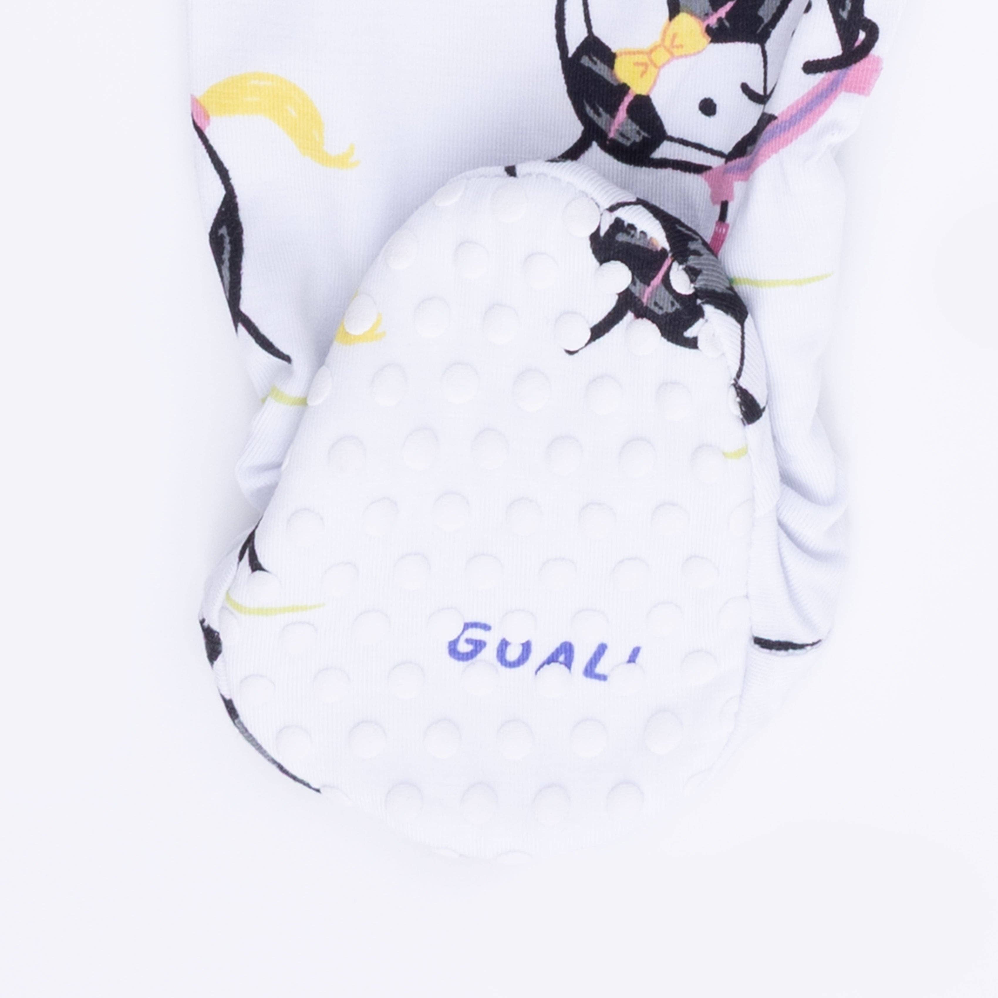 Soccer Balls Playing Soccer Pink - 2 Way Ruffle Back Zipper Footie