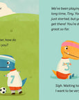 Tiny T. Rex Tries Soccer