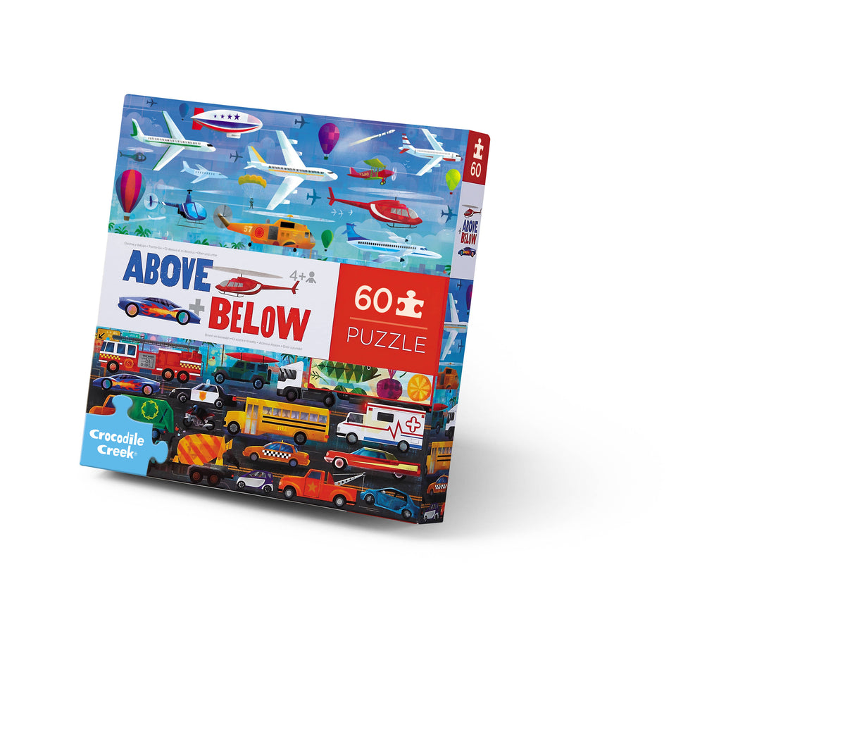 60-Piece Above &amp; Below Puzzle - Things That Go