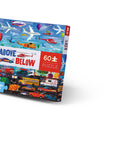 60-Piece Above & Below Puzzle - Things That Go