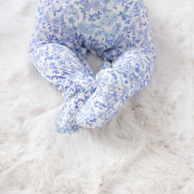 Calico Floral Smocked Romper