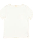 Buho White Linen Pocket T-shirt