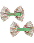 Liberty Print Set of 2 Bows- Katie & Millie B