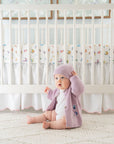 Timo & Violet Butterfly Knit Cardigan and Hat Set