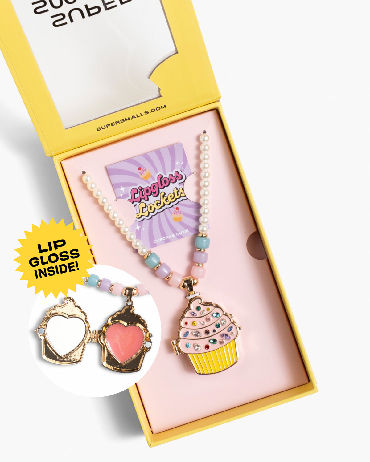 Cupcake Lipgloss Locket
