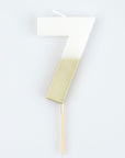 Gold Dipped Number Candles (1-8)