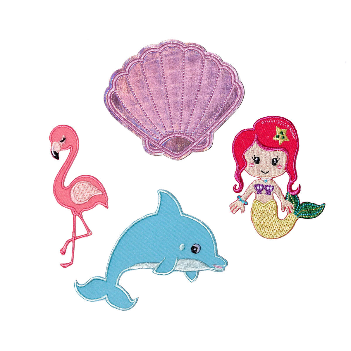 Mermaid &amp; Friends Patch Set