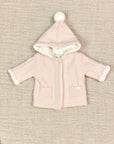 Pink Cotton Cashmere Baby Jacket