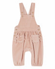 Peony Velour Baby Overalls