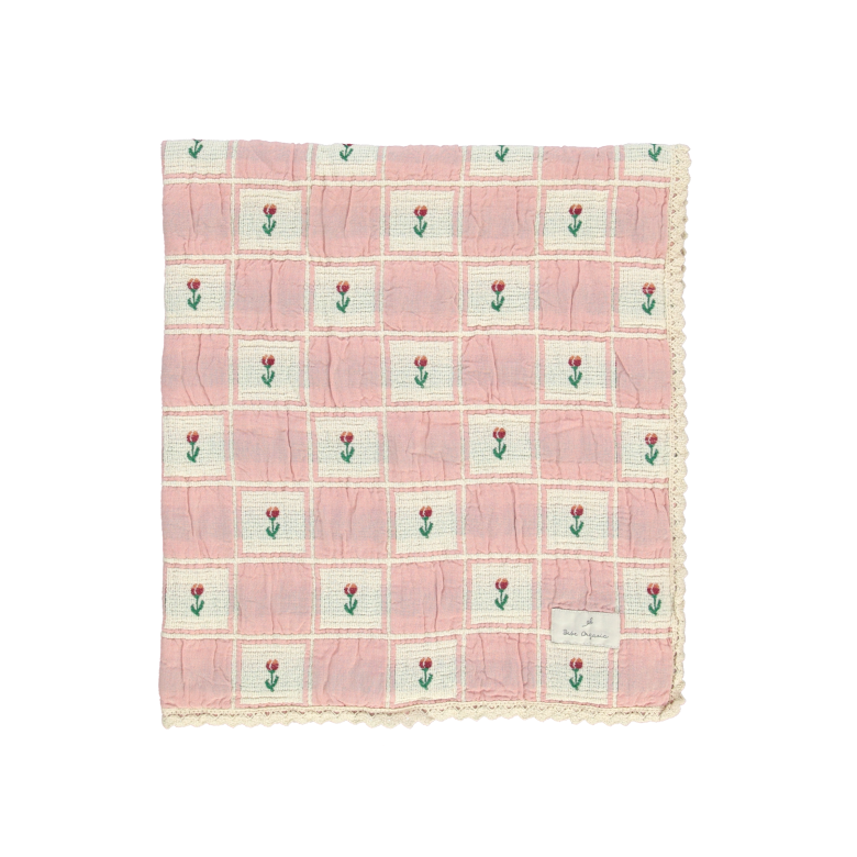 Organic Cotton Bella Quilted Blanket