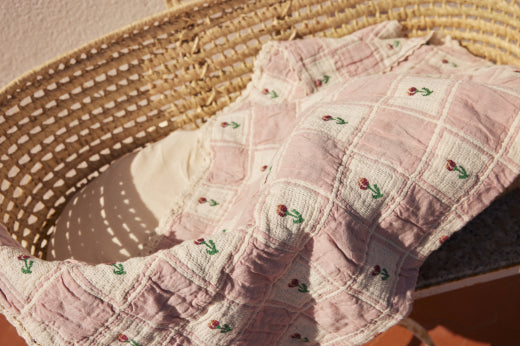 Organic Cotton Bella Quilted Blanket