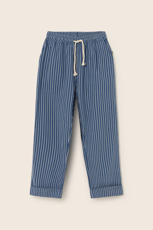 Navy Striped Aero Pants
