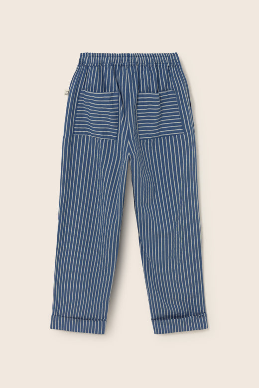 Navy Striped Aero Pants