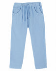 Ciel Blue Muslin Pant