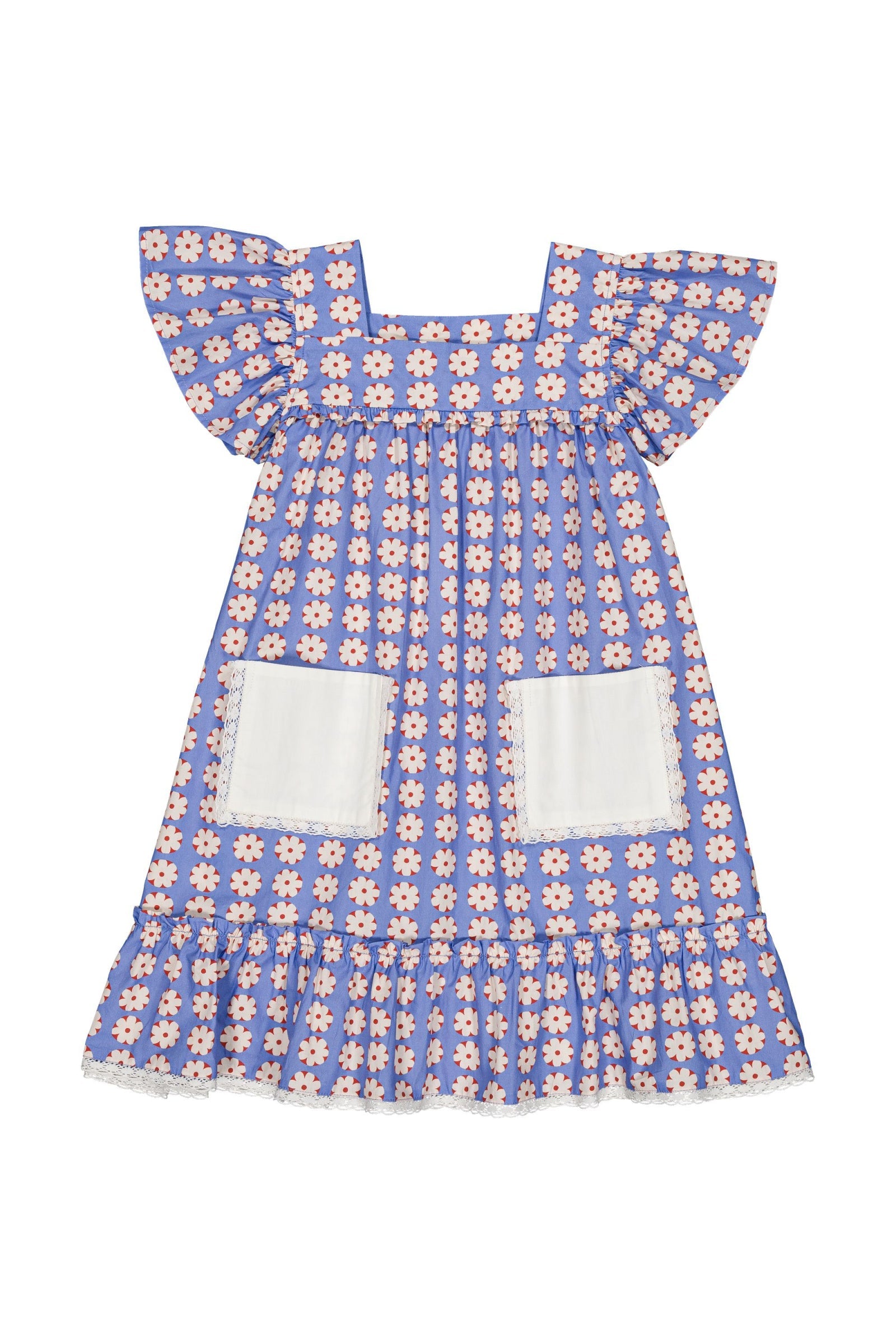 Pomponette Bleu Karinette Dress
