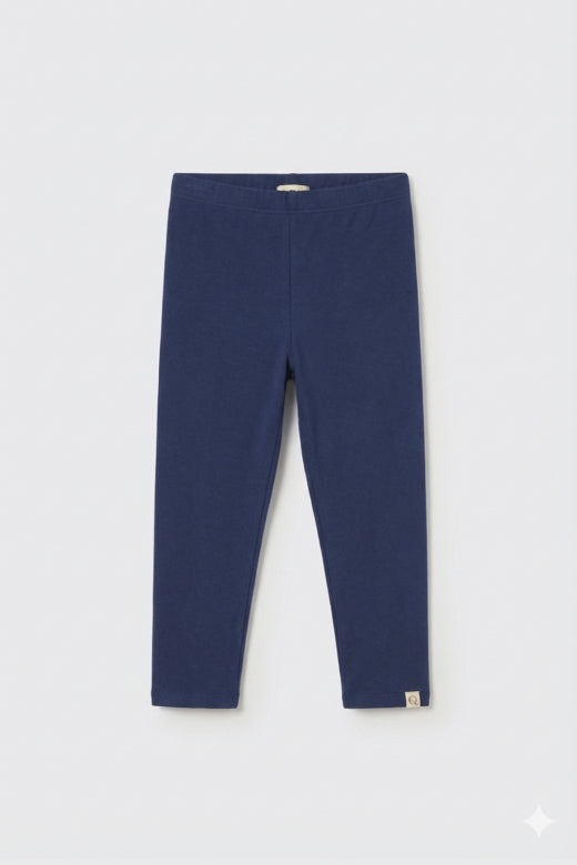 Navy Organic Cotton Legging