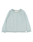 Buho Light Blue Fine Knit Sweater