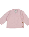 Light Pink Pointelle Cashmere Set