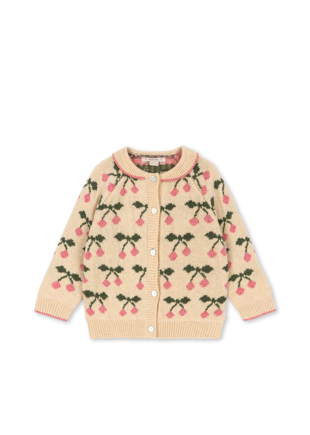 Belou Cherry Intarsia Cardigan