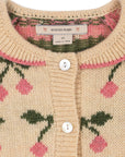 Belou Cherry Intarsia Cardigan