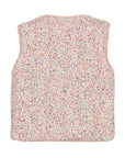 Pink Reversible Liberty Print Teddy Vest