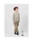 Khaki Chunky Corduroy Pants