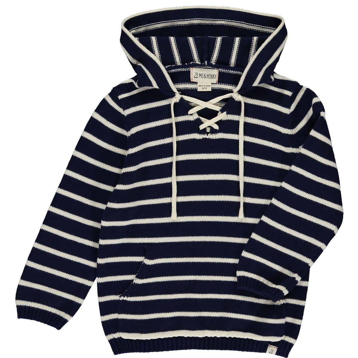 Navy Catamaran Hooded Sweater