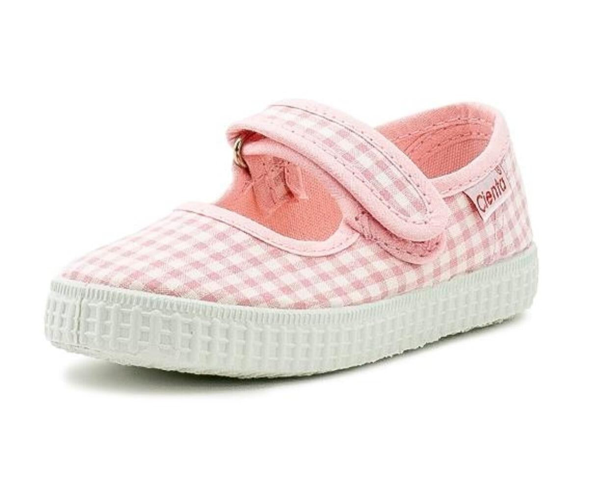 Cienta Mary Jane- Pink Gingham