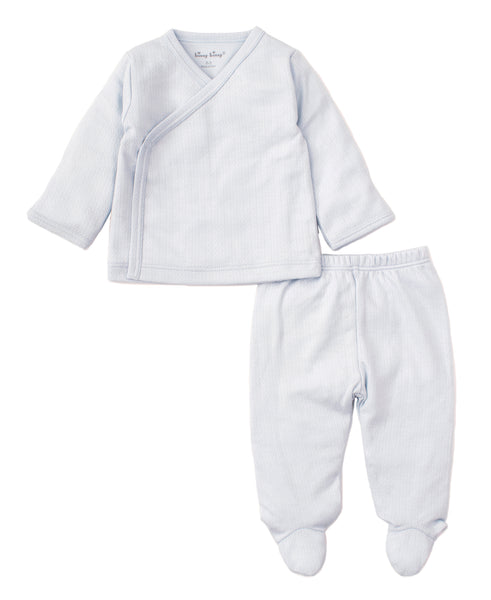 Pointelle Cross Tee/ Pant Set