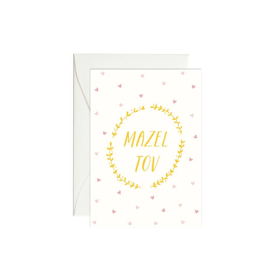 Mazel Tov Vines Mini Enclosure Card