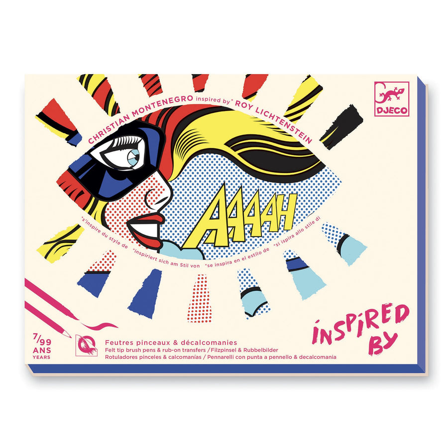 Superhero Lichtenstein Inspired Craft Kit