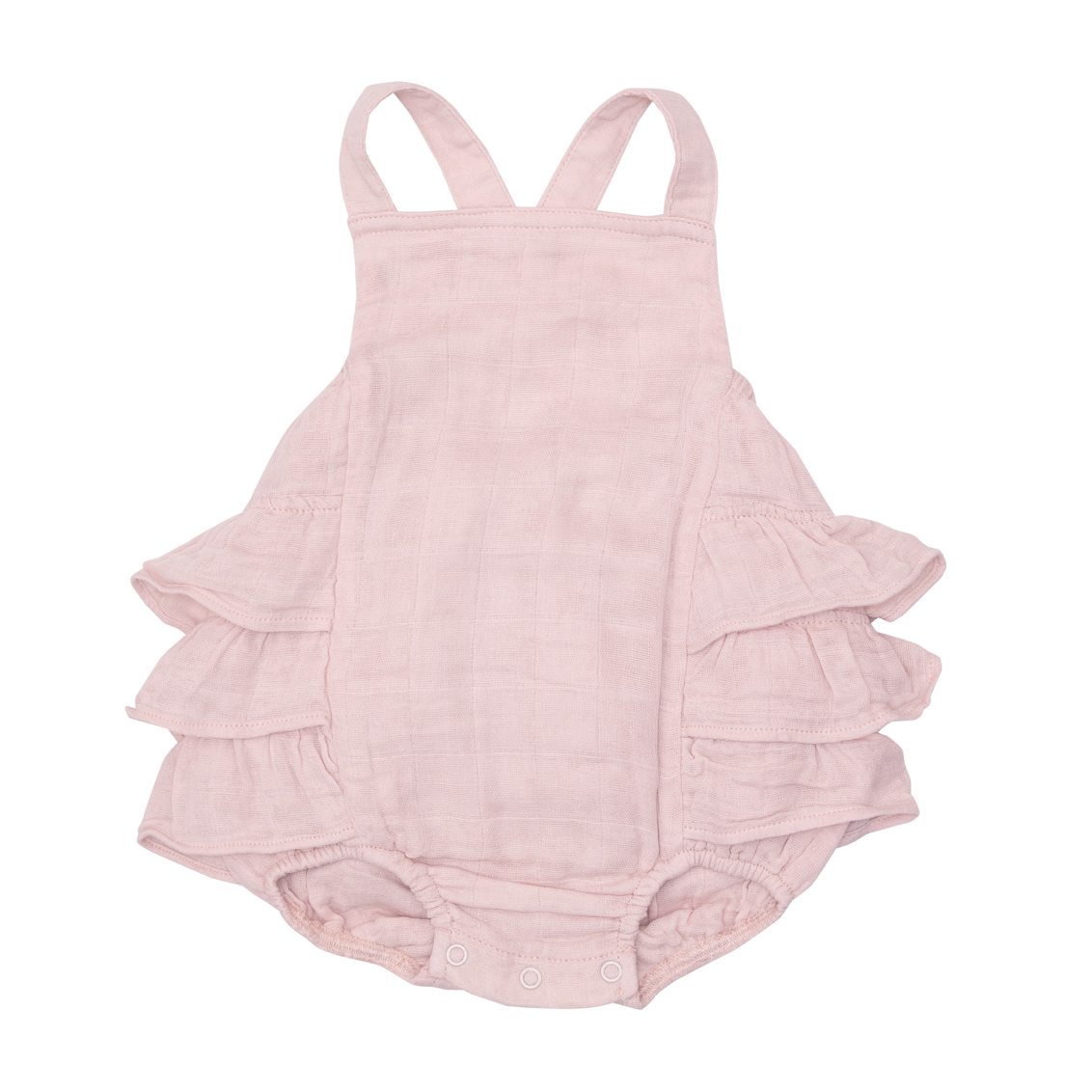 Ballet Pink Ruffle Sunsuit