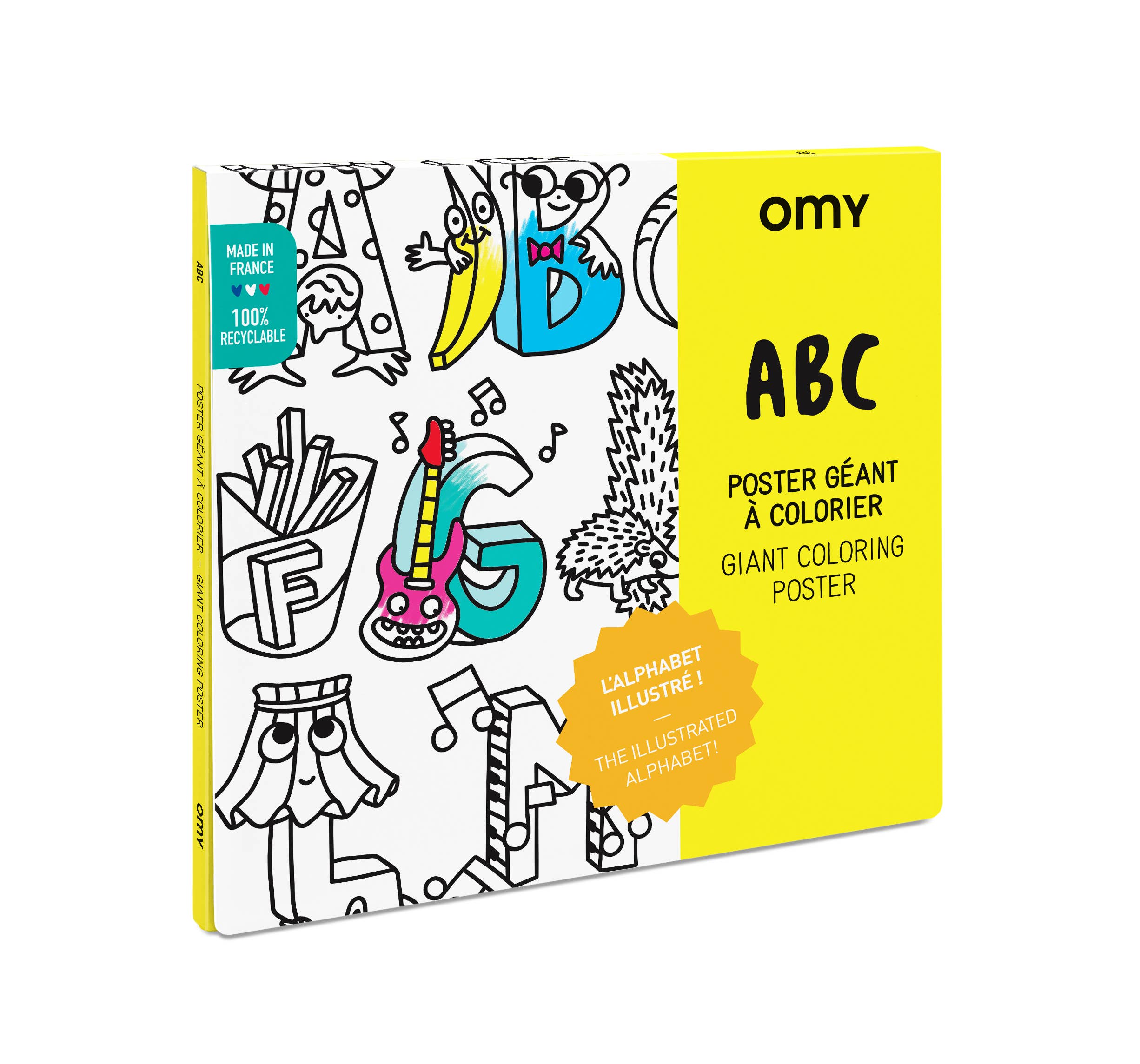 ABC Giant Coloring poster