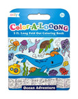 5' Fold Out Coloring Book - Ocean