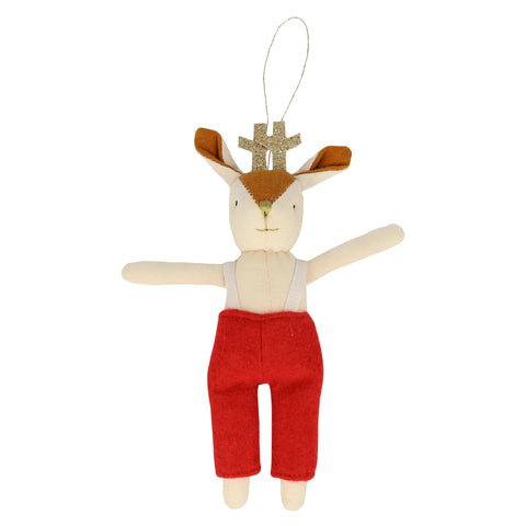 Mr Reindeer Ornament